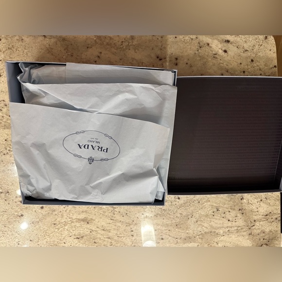 Prada Brushed-leather and Re-Nylon boots, size 39 beige - Picture 9 of 12